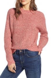 Treasure  amp  Bond Space Dye Shaker Stitch Cotton Blend Sweater at Nordstrom